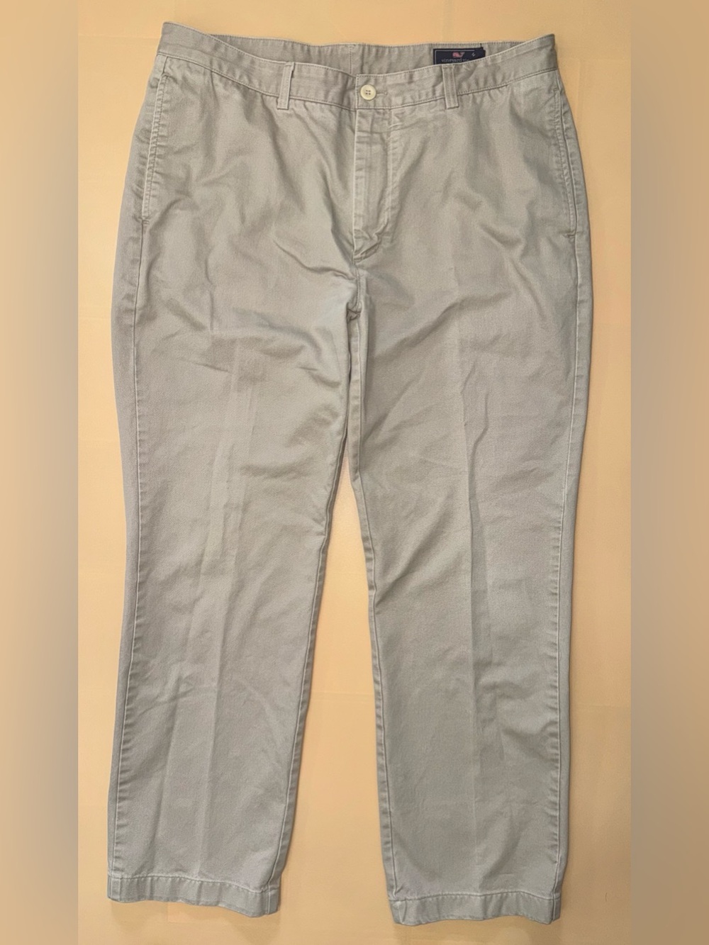 Vineyard Vines Club Pant Men’s 36x34 Khaki Chino Pants Beige Casual Preppy